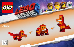 LEGO 70825 instructions page 1 – build guide