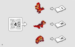 LEGO 70825 instructions page 2 – build guide