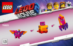 LEGO 70825 instructions page 1 – build guide