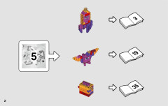 LEGO 70825 instructions page 2 – build guide