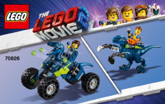 LEGO 70826 instructions page 1 – build guide