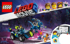 LEGO 70826 instructions page 1 – build guide