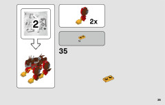 LEGO 70827 instructions page 35 – build guide