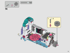 LEGO 70828 instructions page 73 – build guide