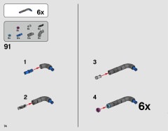 LEGO 70829 instructions page 74 – build guide