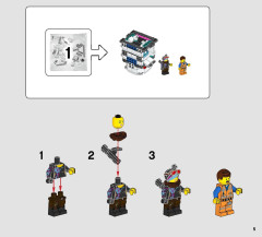 LEGO 70830 instructions page 5 – build guide