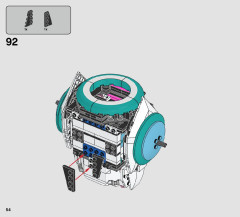 LEGO 70830 instructions page 54 – build guide