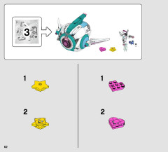LEGO 70830 instructions page 62 – build guide