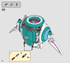 LEGO 70830 instructions page 70 – build guide