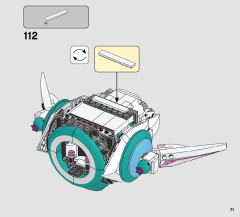 LEGO 70830 instructions page 71 – build guide