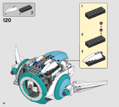 LEGO 70830 instructions page 76 – build guide