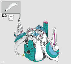 LEGO 70830 instructions page 84 – build guide