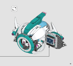 LEGO 70830 instructions page 91 – build guide
