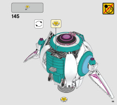 LEGO 70830 instructions page 95 – build guide