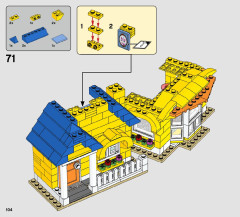 LEGO 70831 instructions page 104 – build guide