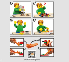 LEGO 70831 instructions page 2 – build guide