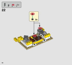 LEGO 70831 instructions page 54 – build guide