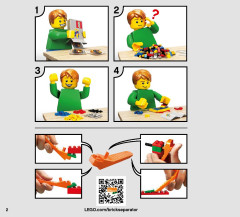 LEGO 70831 instructions page 2 – build guide