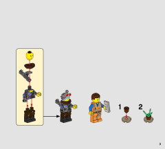 LEGO 70831 instructions page 3 – build guide