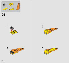 LEGO 70831 instructions page 74 – build guide