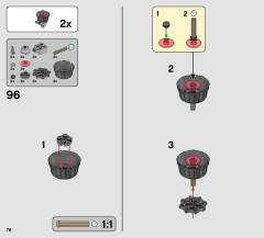 LEGO 70831 instructions page 76 – build guide