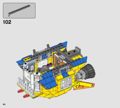 LEGO 70831 instructions page 84 – build guide