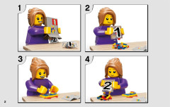 LEGO 70833 instructions page 2 – build guide