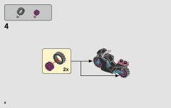 LEGO 70833 instructions page 8 – build guide
