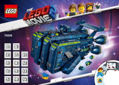 LEGO 70839 instructions page 1 – build guide