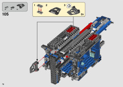 LEGO 70839 instructions page 76 – build guide