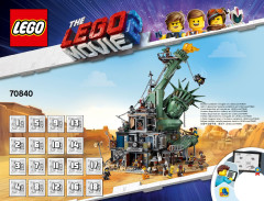 LEGO 70840 instructions page 1 – build guide