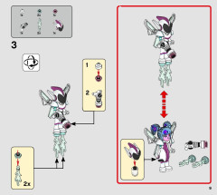 LEGO 70842 instructions page 9 – build guide