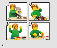 LEGO 70847 instructions page 2 – build guide
