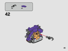 LEGO 70848 instructions page 45 – build guide