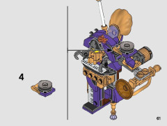 LEGO 70848 instructions page 61 – build guide