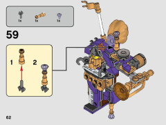 LEGO 70848 instructions page 62 – build guide