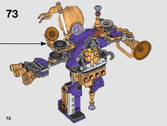 LEGO 70848 instructions page 72 – build guide