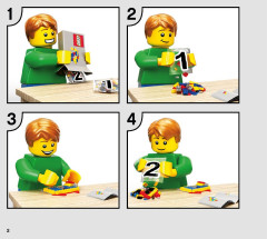 LEGO 70849 instructions page 2 – build guide