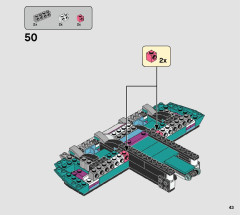 LEGO 70849 instructions page 43 – build guide