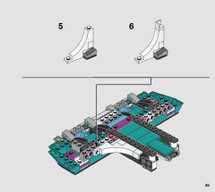 LEGO 70849 instructions page 45 – build guide