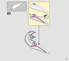 LEGO 70849 instructions page 73 – build guide