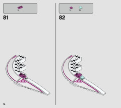 LEGO 70849 instructions page 74 – build guide