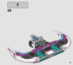 LEGO 70849 instructions page 95 – build guide