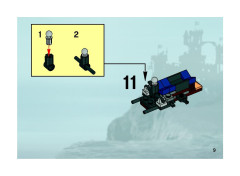 LEGO 7090 instructions page 9 – build guide