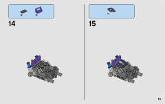 LEGO 70902 instructions page 13 – build guide