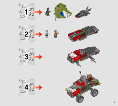 LEGO 70907 instructions page 3 – build guide