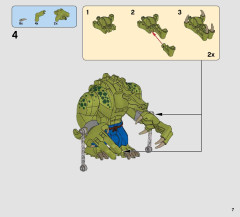LEGO 70907 instructions page 7 – build guide