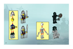 LEGO 7091 instructions page 2 – build guide