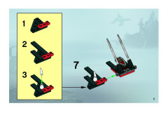 LEGO 7091 instructions page 5 – build guide