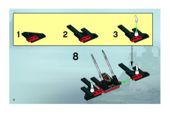 LEGO 7091 instructions page 6 – build guide